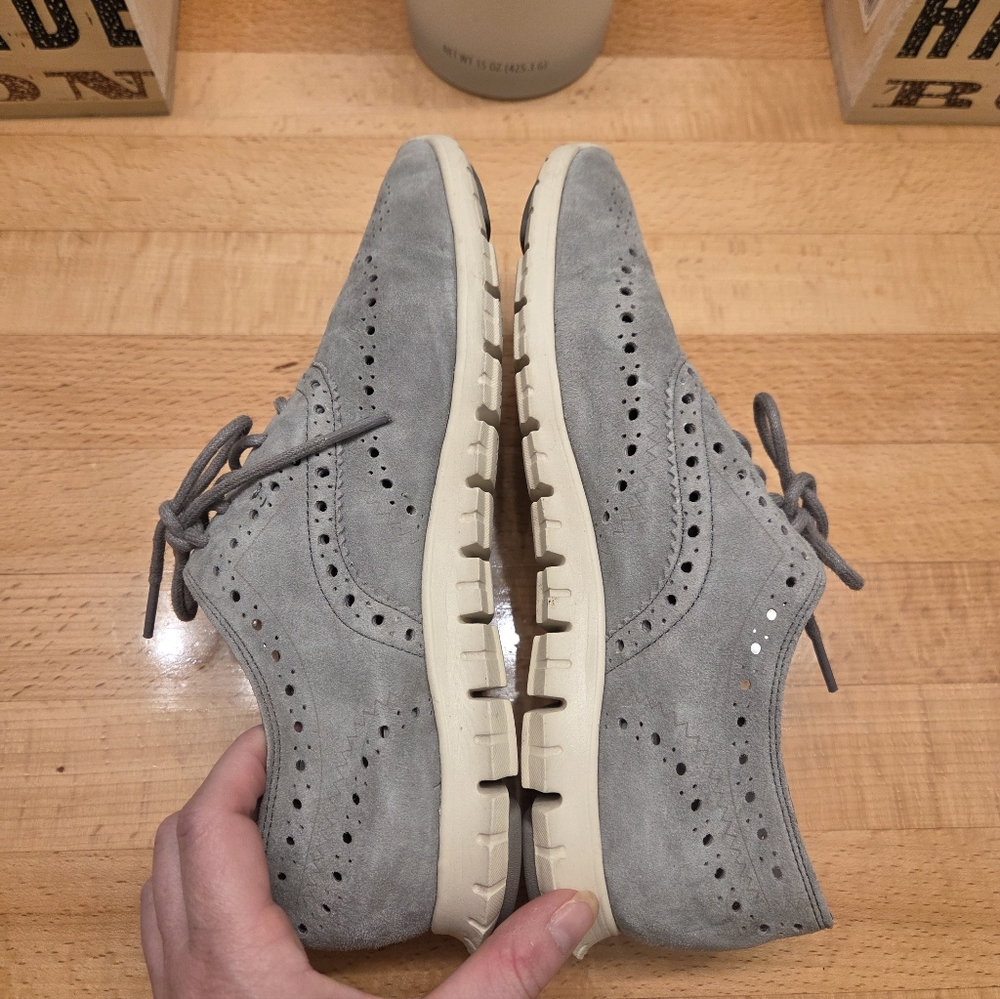 Cole Haan ZeroGrand Wing Oxford Ironstone Suede Women's Size 7.5 - Picture 7 of 8